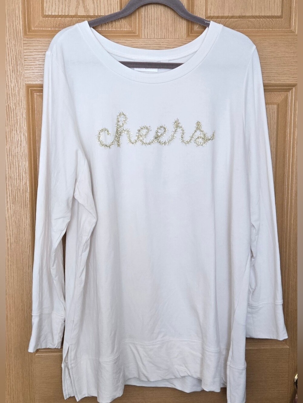Belle By Kim Gravel CHEERS Shirt